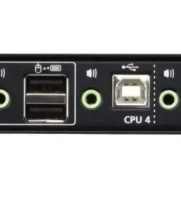 Alternative view of ATEN 4-Port USB KM Switch CS724KM-AT
