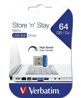 Verbatim Pendrive 64GB Nano Store USB 3.0
