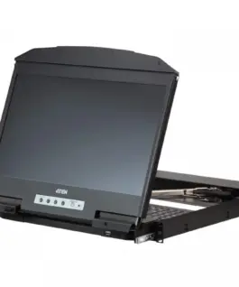 ATEN 1U Ultra Short Depth D. Rail FHD LCD Console