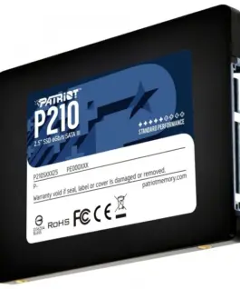 Patriot SSD 256GB P210 500/400 MB/s SATA III 2