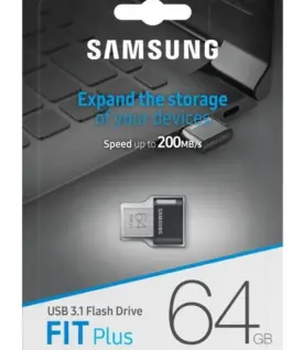 Alternative view of Samsung Pendrive FIT Plus USB3.1 64 GB Gray MUF-64AB/AP