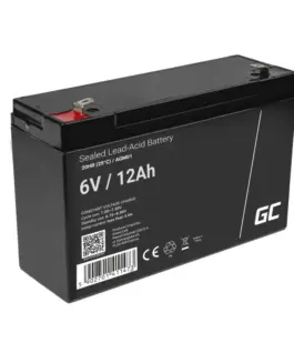 Green Cell Battery AGM 6V 12Ah