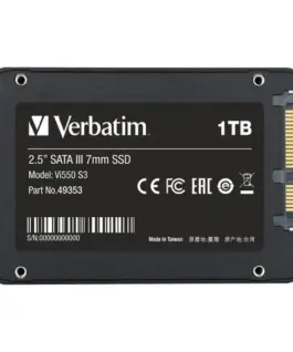 Verbatim SSD Internal Drive 1TB SATA III черен