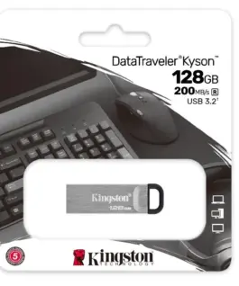ФЛАШ ПАМЕТ Kingston DataTraveler Kyson - USB flash drive - USB Type-A (USB 3.2 Gen 1) - 128 GB - PN DTKN/128GB - Image 5