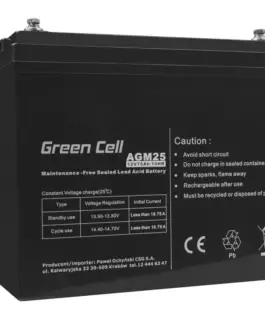 Green Cell Battery AGM GC 12V 75Ah
