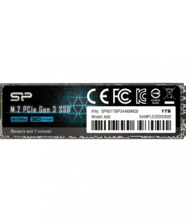 Silicon Power SSD drive P34A60 1TB PCIE M.2 NVMe 2200/1600 MB/s
