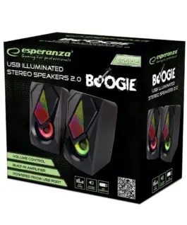 Esperanza USB SPEAKER 2.0 LED RAINBOW BOOGIE