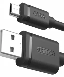 Unitek USB - microUSB кабел 2.0 2M M/M; Y-C455GBK