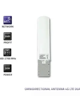 Qoltec Omnidirectional antenna 4G LTE 30dBi in/outdoor