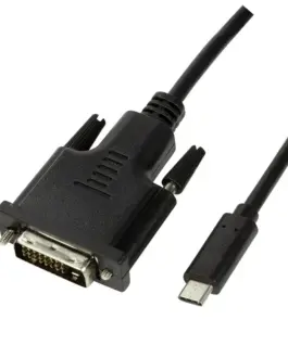 Alternative view of LogiLink USB-C to DVI кабел 1,8m