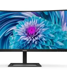 Philips Monitor 346E2CUAE 34 inch VA Curved HDMI DP USB-C height adjustment
