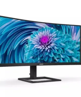 Alternative view of Philips Monitor 346E2CUAE 34 inch VA Curved HDMI DP USB-C, height adjustment