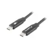 Lanberg кабел USB-C M/M 2.0 1.8m CA-CMCM-40CU-0018-B черен