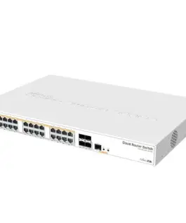 Alternative view of 24 портов гигабит Ethernet комутатор MikroTik CRS328-24P-4S+RM