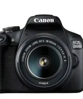 Canon Aparat lustrzanka EOS 2000D черен + 18-55DC + SB130+16GB 2728C054