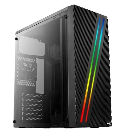 AeroCool Streak RGB черен USB 3.0 Mid Tower