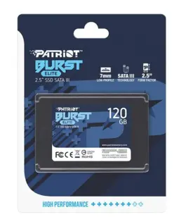Patriot SSD drive 120GB Burst Elite 450/320MB/s SATA III 2.5