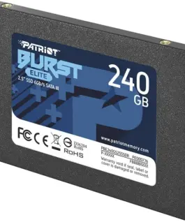 Patriot SSD drive 240GB Burst Elite 450/320MB/s SATA III 2.5