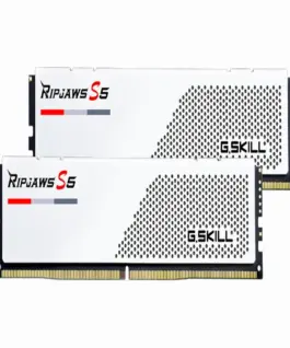 Памет за компютър G.SKILL Ripjaws S5 White 32GB(2x16GB) DDR5 5200MHz