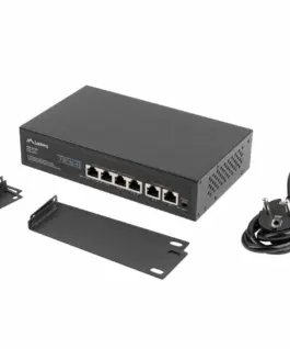 Alternative view of Lanberg Switch 4X100MB POE+/2x 100MB RSFE-4P-2FE-6