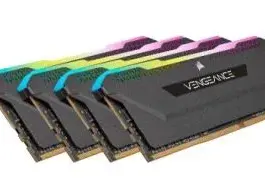 Alternative view of Corsair DDR4 Vengeance RGB PRO SL 32GB/3200 (4*8GB) черен CL16