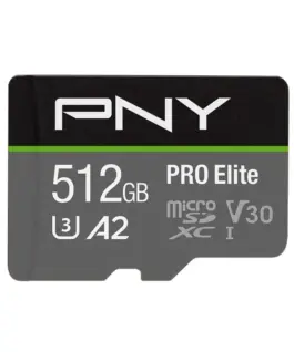 PNY памет card MicroSDXC Elite 512GB P-SDUX512U3100PRO-GE