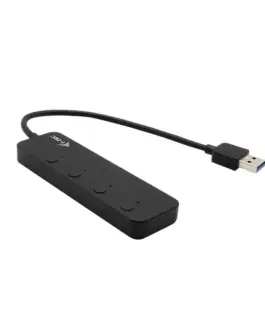 Alternative view of i-tec USB 3.0 Metal HUB 4 port whit On/Off swit