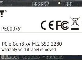 Patriot SSD P300 2TB M.2 PCIe Gen 3 x4 2100/1650