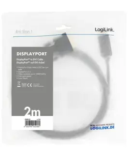 LogiLink DisplayPort to DVI кабел
