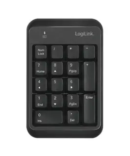 LogiLink Wireless keypad Bluetooth v5.1 черен