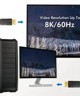 LogiLink DisplayPort 1.4 кабел черен