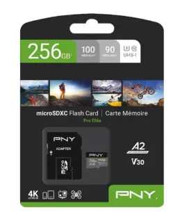 Alternative view of PNY MicroSDXC 256GB P-SDU256V32100PRO-GE
