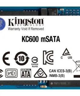 Alternative view of Kingston SKC600 512GB mSATA 550/520 MB/s