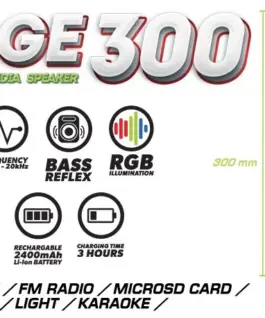 Alternative view of Rebeltec Bluetooth speaker Rebelt ec STAGE 300