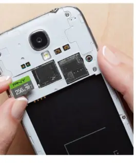 Alternative view of PNY памет card MicroSDXC Elite 256GB P-SDU256V11100EL-GE