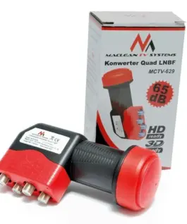 Maclean LNB QUAD 65dB MCTV-629 sat. конвертор