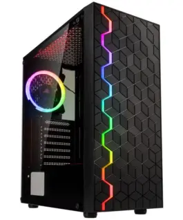 Кутия за компютър Kolink Inspire К8 АRGB TG Mid-tower Черна