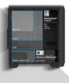 Alternative view of Zalman ZALMAN S2 ATX Mid Tower кутия за компютър 120mm fan