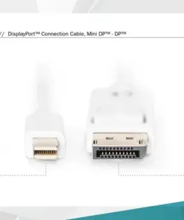 Digitus кабел DisplayPort 1.1a Mini DP-DP M / M 2.0m