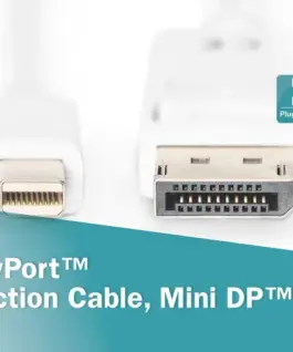 Digitus кабел DisplayPort 1.1a Mini DP-DP M / M 2.0m