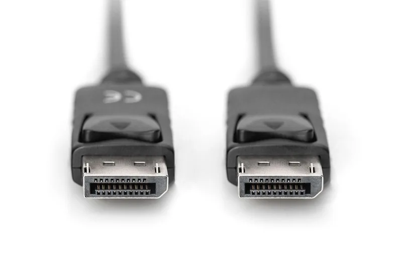 Digitus кабел за връзка DisplayPort with snaps 1080p 60Hz FHD Type DP / DP M / M черен 5m - Image 2
