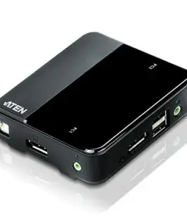 ATEN 2-Port USB 4K DP/Audio KVM Switch