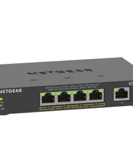 Alternative view of Netgear GS305EP switch unmanaged 5xGE (4xPoE+)