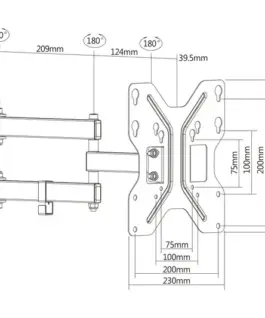 Digitus Wall Mount 1xLCD max. 42 max. 30kg
