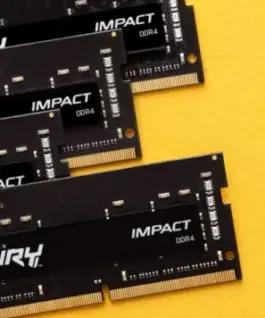 Kingston памет DDR4 Fury Impact SODIMM 16GB(1*16GB)/3200 CL20 - Image 3
