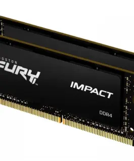Kingston памет DDR4 Fury Impact SODIMM 32GB(2*16GB)/3200 CL20