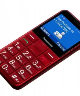 Panasonic Senior mobile phone KX-TU155 червен - Image 3