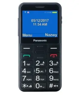 Alternative view of Panasonic Senior mobile phone KX-TU155 черен
