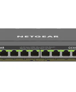 Alternative view of Netgear GS308EP Switch 8xGE PoE+