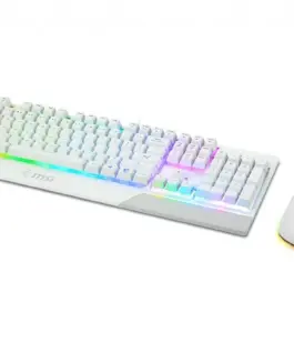 MSI Set Vigor GK30 Combo бял клавиатура + Mouse